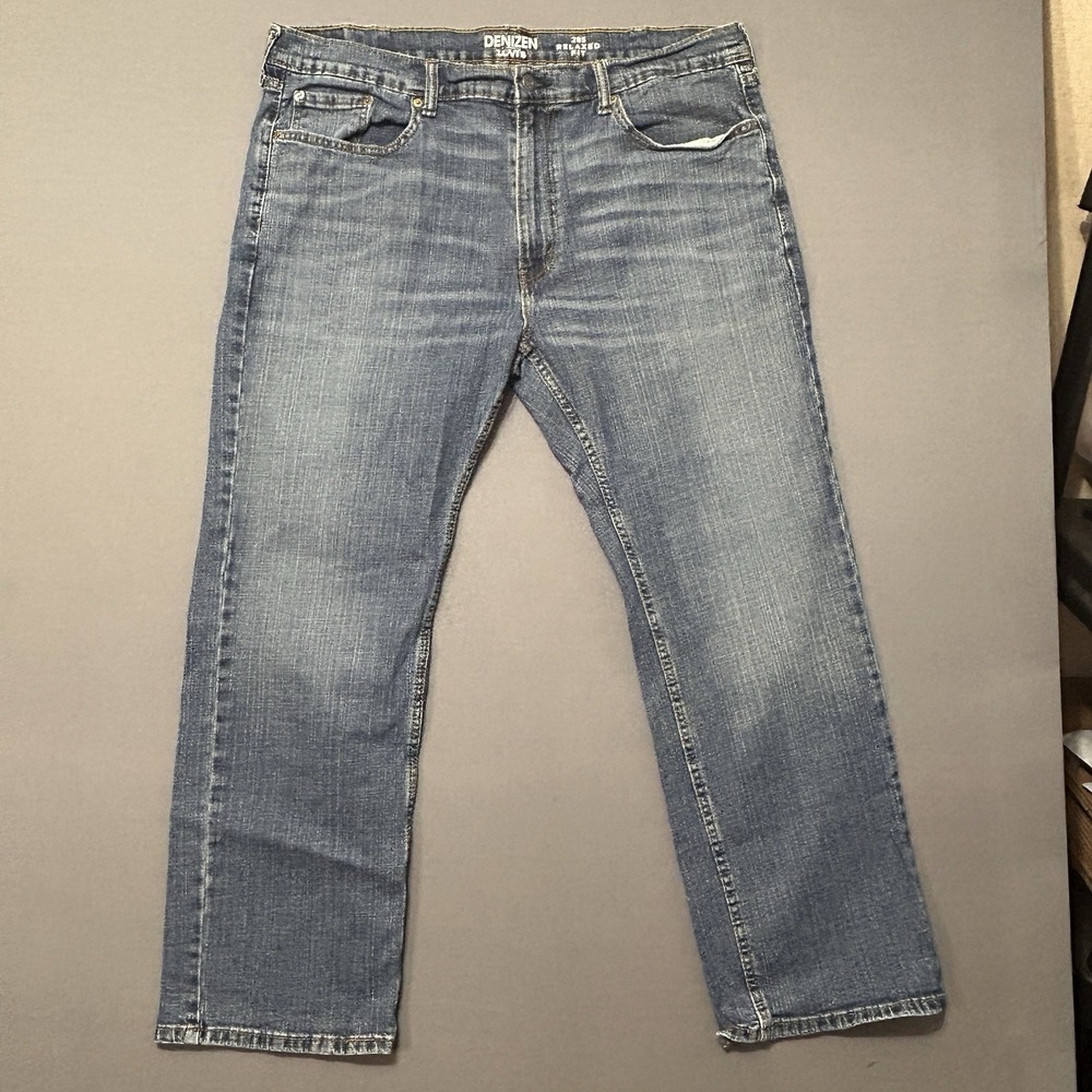 Denizen From Levi's 285 Men's Relaxed Fit Jeans Medium Wash 40x30 Measures 40x28
